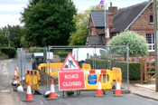 Station Road closed